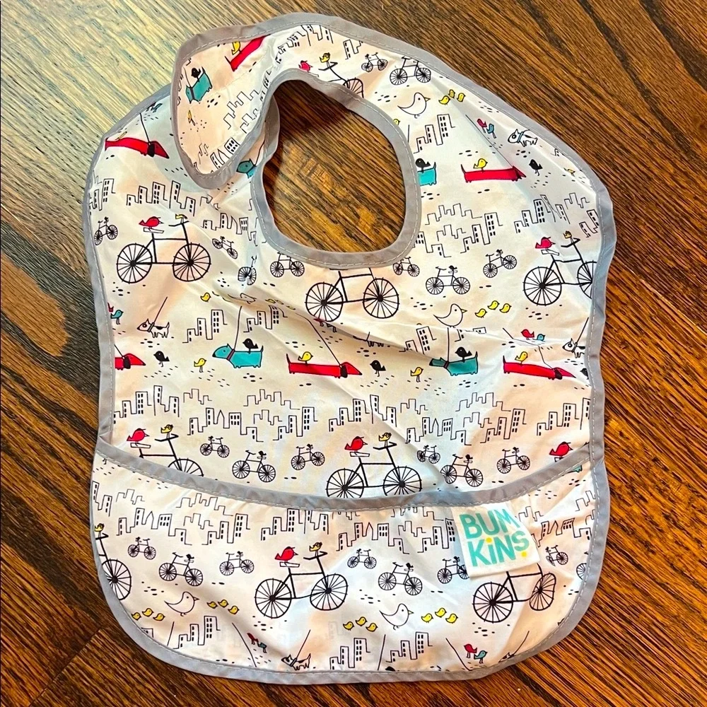 Bundle of Bumkins Fun Print Bib Set - Animals, Sea Life, Bikes, Cacti
